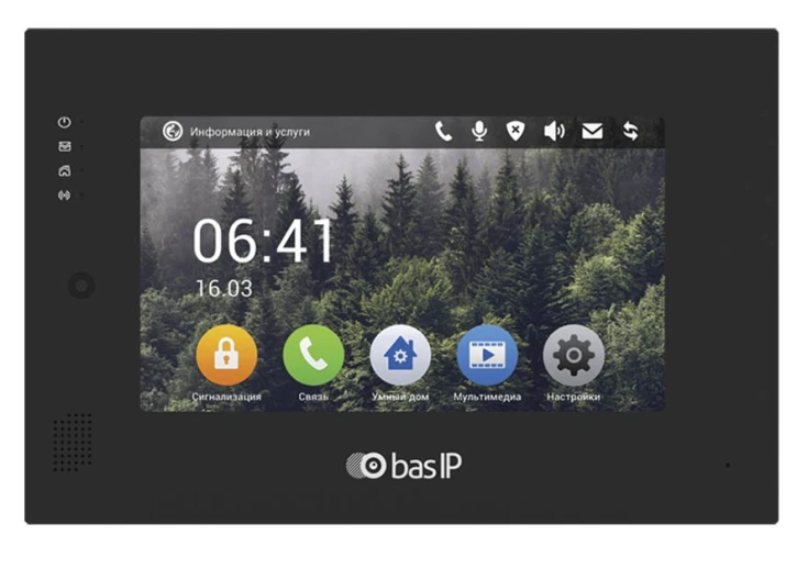 IP-відеодомофон Bas-IP AP-07 B V3 Black