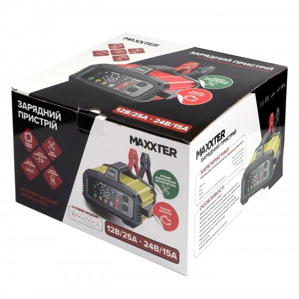 Зарядний пристрій для АКБ Maxxter MX-CHR-1224V25M фото 3