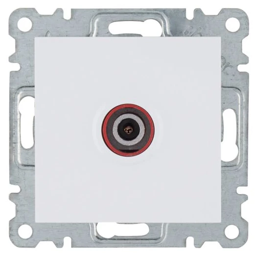 Розетка Hager WL3210 Lumina-2 TV White