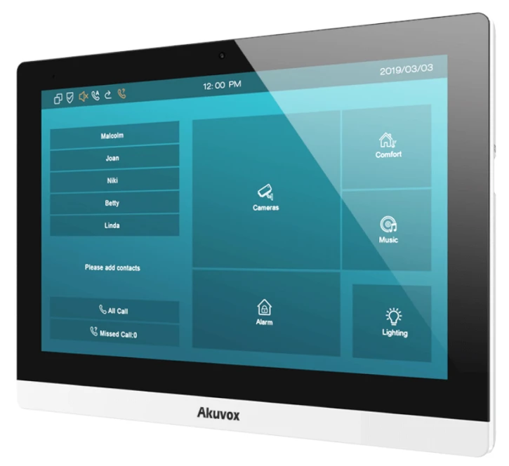 Відеодомофон Akuvox C317A Black фото 3