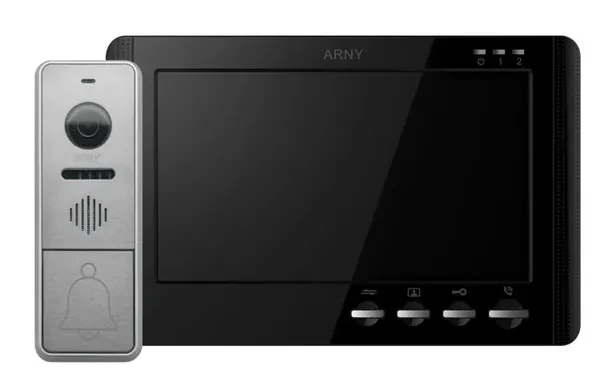 Комплект видеодомофона Arny AVD-7942 Black/Silver