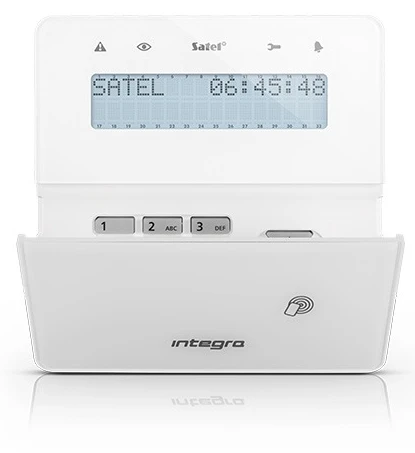 Клавиатура Satel INT-KLFR-W White фото 2