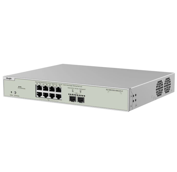 Комутатор Ruijie RG-NBS3300-8MG2XS-P фото 3