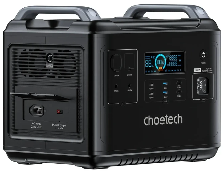 Зарядна станція Choetech BS006 (2000 Вт, 2016 Вт⋅год) фото 2