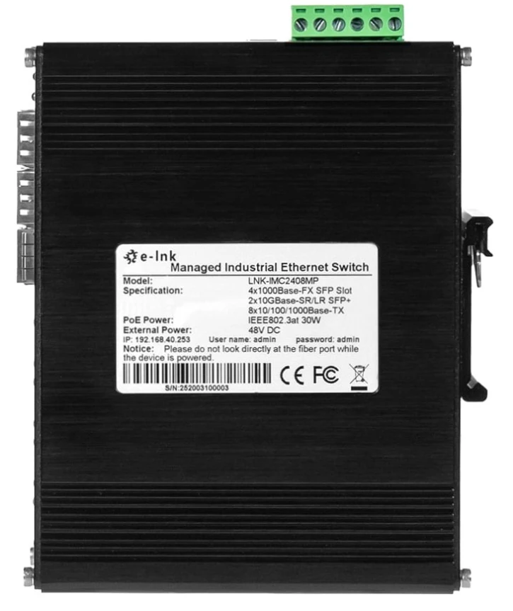 PoE коммутатор E-LINK ETH-IMC2408MP (73-00150) фото 8