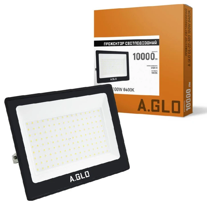 Прожектор светодиодный A.GLO GL-22-100 100W 6400K (000058906)