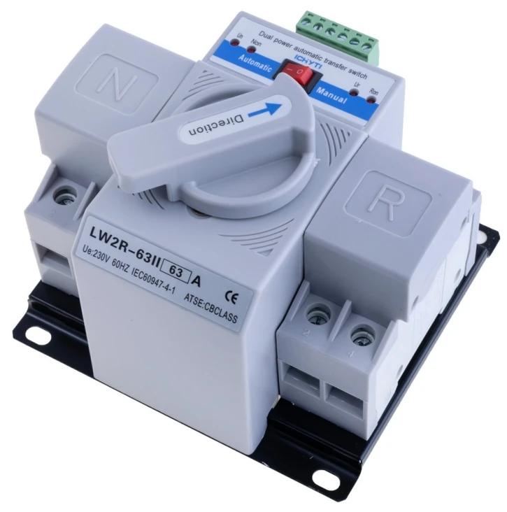 Автомат введення резерву CHYT LW2R-63II ATSE 63A фото 2
