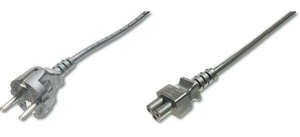 Кабель живлення Digitus CEE 7/7 (Typ-F) - C5 M / F 1.2 м Black (AK-440115-012-S)