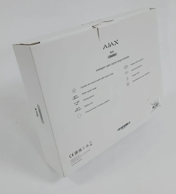 (Уценка) Интеллектуальный ретранслятор сигнала Ajax ReX White фото 2