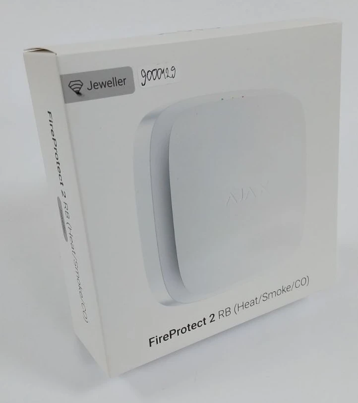 (Уцінка) Бездротовий датчик диму, температури та чадного газу Ajax FireProtect 2 RB (Heat/Smoke/CO) (8EU) White
