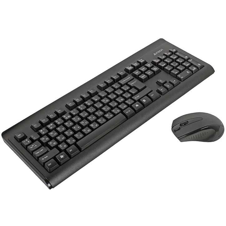Клавіатура + миша бездротова A4Tech 6100 F (GK-8A + G9-500F) A4Tech 8716