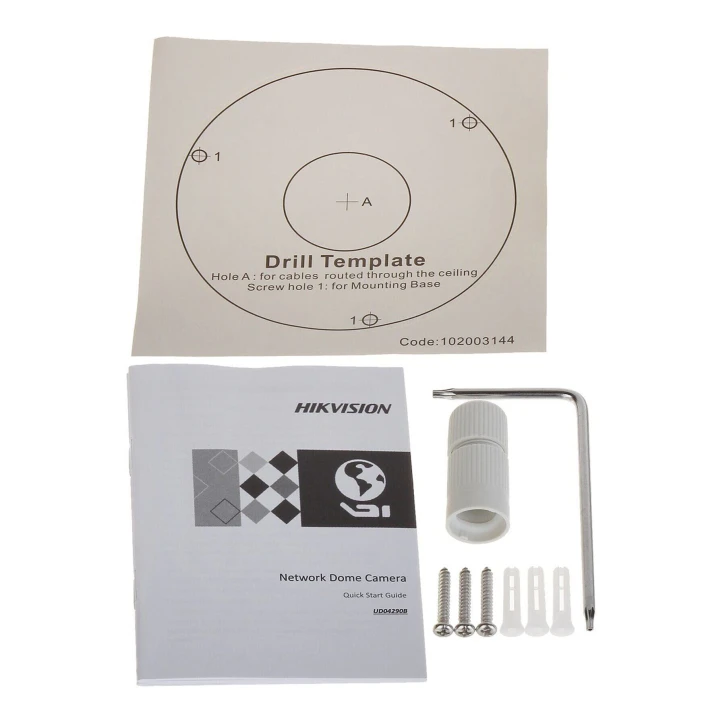 IP-відеокамера Hikvision DS-2CD1123G0E-I (2.8) White фото 4