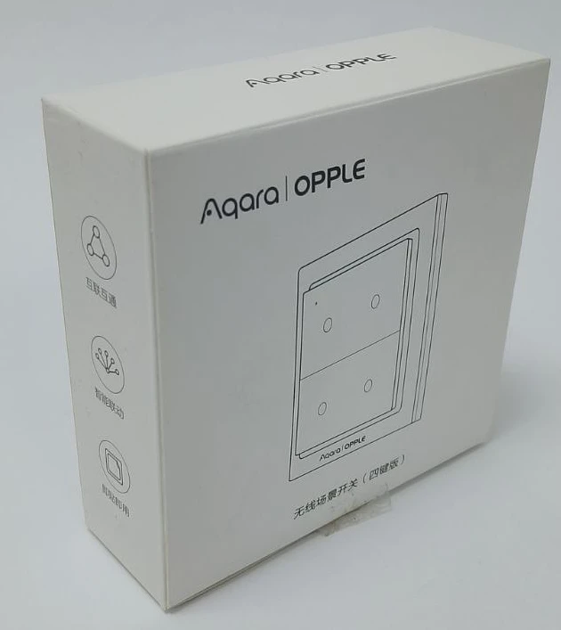 (Уценка) Умный выключатель Aqara Opple Light Switch (Double-Button) Zigbee 3.0 (WXCJKG12LM) фото 2