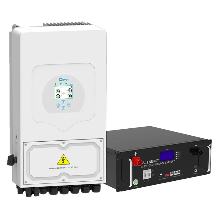 Система зберігання енергії Deye SUN-6K-SG03LP1-EU-1GS-5.1K-LFP 6kW 5.12kWh 1BAT LiFePO4 6500 циклів (SUN-6K-SG03LP1-EU-1GS-5.1K-LFP)