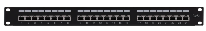 Патч-панель 2E 24, САТ 5E, FTP, 19″, 1U (2E-PPNL5E-FTP-24) фото 4