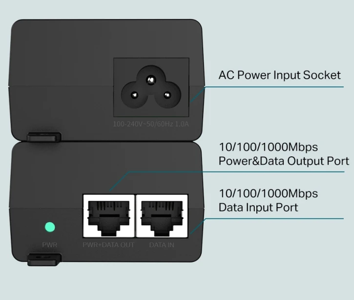 Інжектор POE TP-Link TL-POE160S фото 7