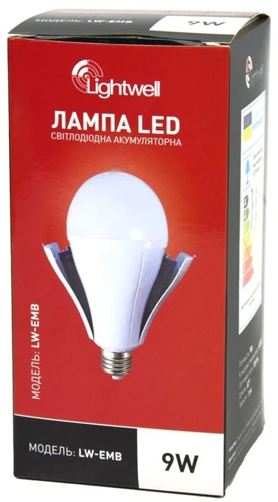 Лампа светодиодная Lightwell LW-EMB-9W (9 Вт, 6500K) (302578) фото 8