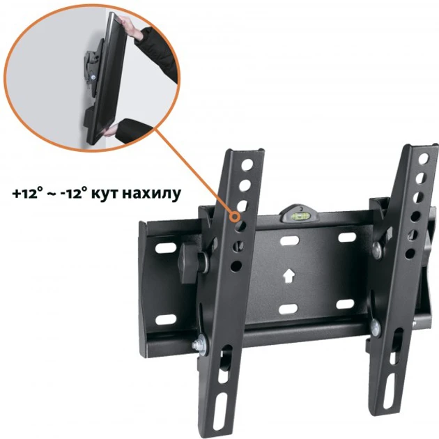 Кронштейн Brateck KL21G-22T Black фото 9