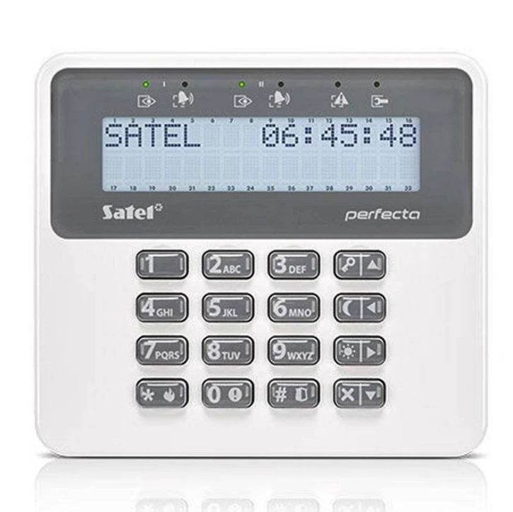Клавіатура Satel PRF-LCD White