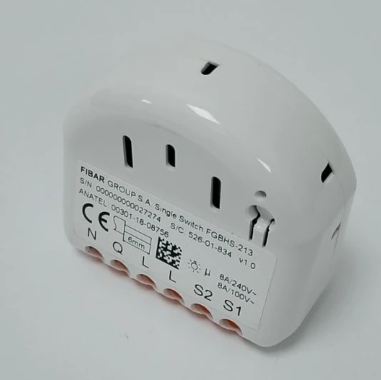 (Уценка) Релейный выключатель со счетчиком электроэнергии Fibaro Single Switch для Apple HomeKit (FGBHS-213) фото 6