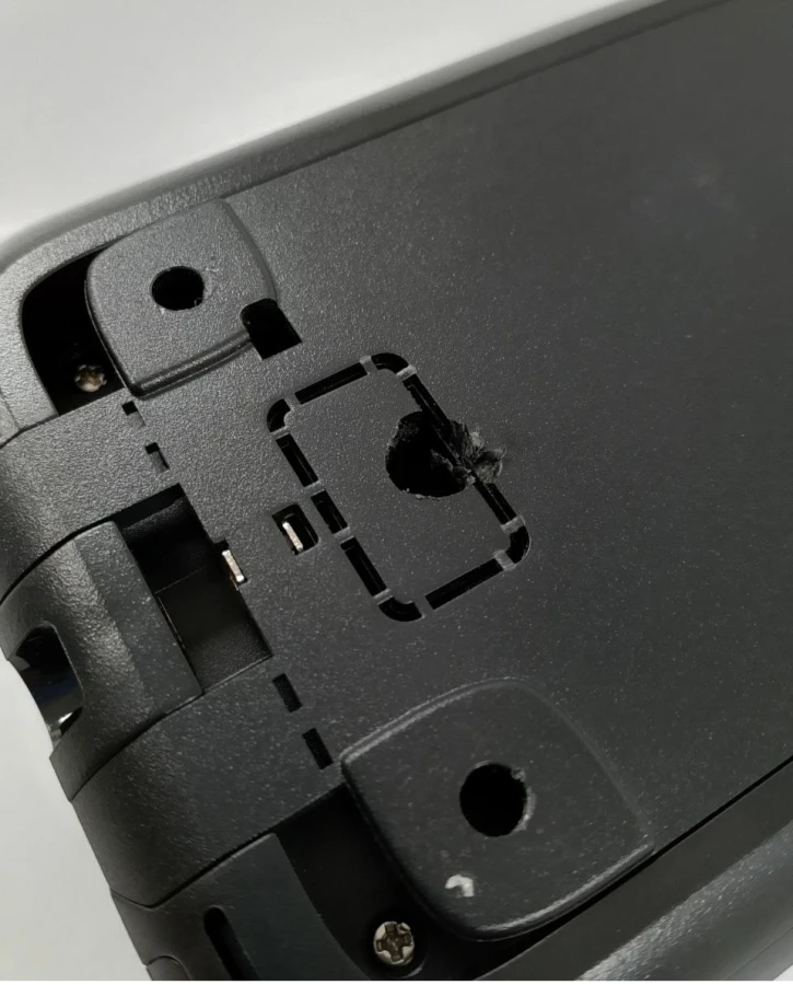 (Уцінка) Бездротова клавіатура з сенсорним екраном Ajax KeyPad TouchScreen Black фото 5