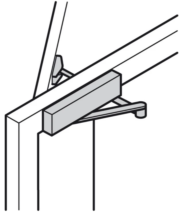 Доводчик дверной SEVEN DC-7744 silver (DC7744HPs) фото 7