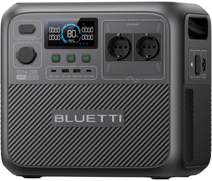 Зарядная станция Bluetti Elite 200 V2 2600 Вт, 2073 Вт*ч (EL200V2) фото 2