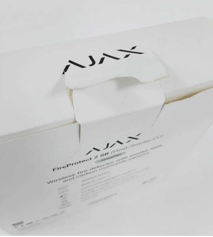 (Уценка) Беспроводной датчик дыма, температуры и угарного газа Ajax FireProtect 2 SB (Heat/Smoke/CO) (8EU) White фото 3