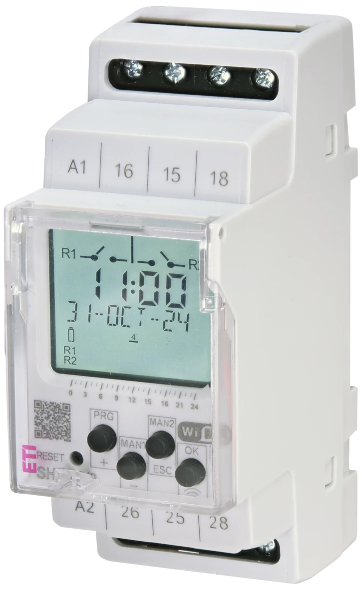 Реле часу цифрове ETI SHT-13/2 Wi-Fi (2470305)