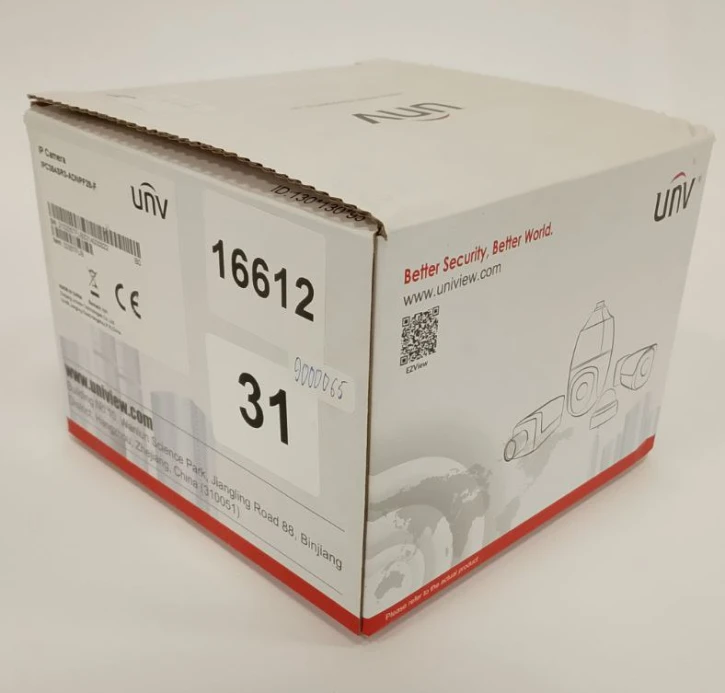 (Уцінка) IP-відеокамера Uniview IPC354SR3-ADNPF28-F White фото 2