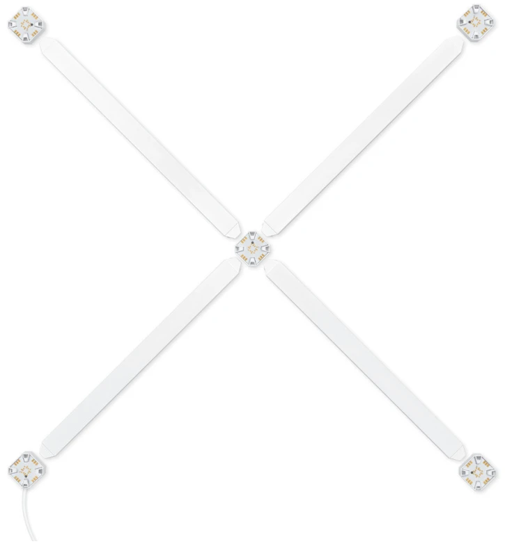 Розумна система освітлення Nanoleaf Lines 90 Degrees Starter Kit Apple HomeKit 4 шт (NL59K02-4SN00) фото 3