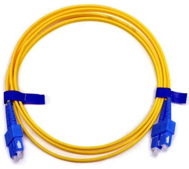 Патч-корд оптический CMS SC/UPC-SC/UPC SM 3м Duplex, Slim (UPC-3SCSC(SM)D(ON)S) фото 2