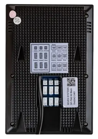 Відеодомофон SEVEN DP–7541 Black фото 2