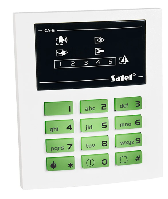 Провідна світлодіодна клавіатура Satel CA-5 KLED-S