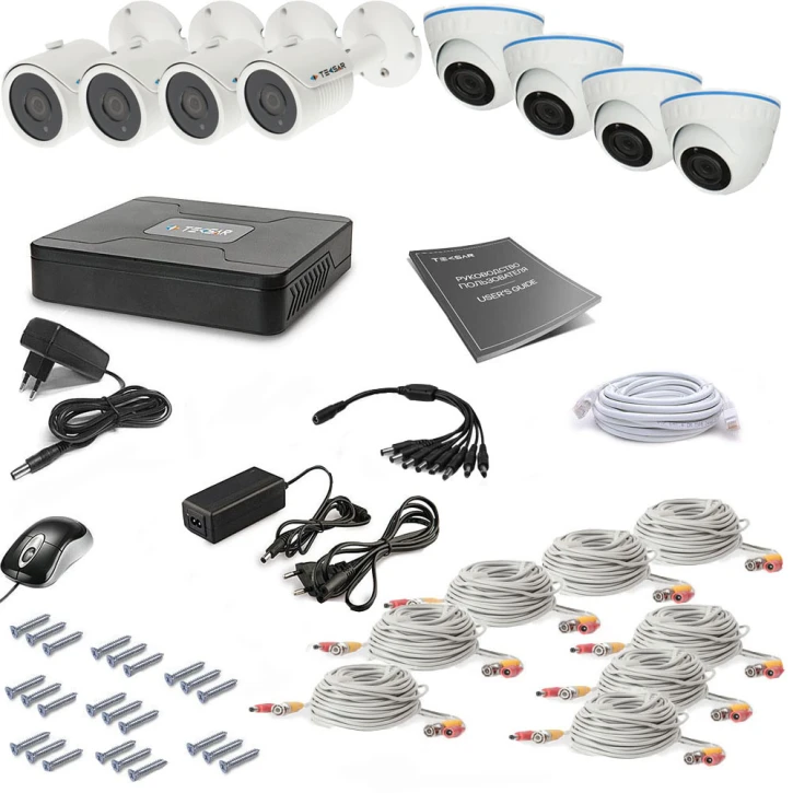 Комплект відеоспостереження Tecsar 8OUT-MIX Tecsar 1205 фото 4