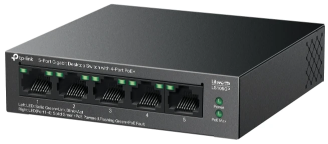 Коммутатор TP-Link LS105GP фото 2
