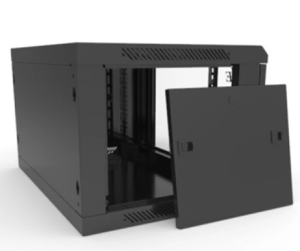 Шкаф настенный Adtek DE-19" 18U-600-450 черный (DE-18U-600-450-B) фото 3