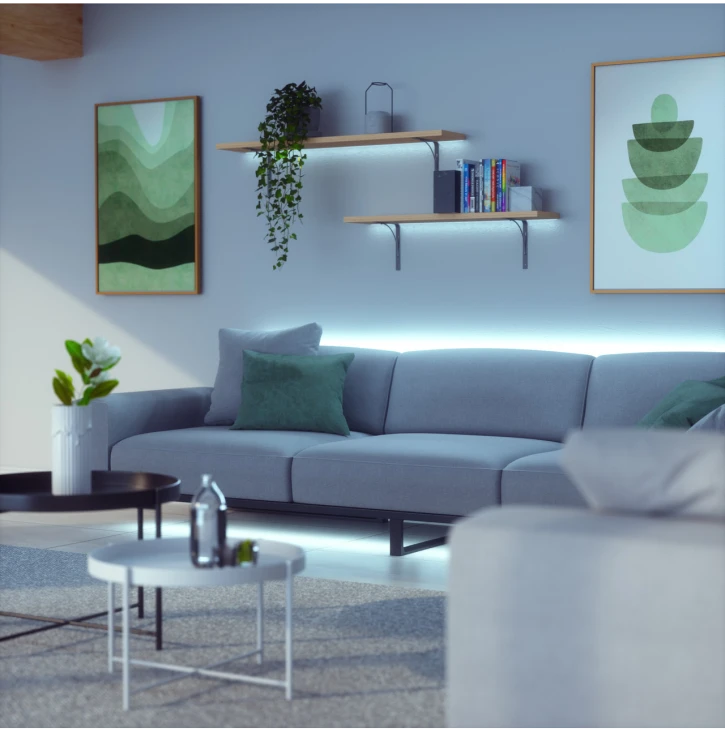 Світлодіодна стрічка Nanoleaf Essentials Lightstrip Starter Kit Apple Homekit - 2 метри (NL55-0002LS-2M) фото 7