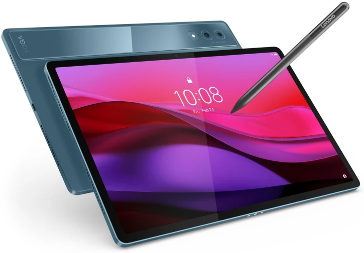 Планшет Lenovo Yoga Tab Plus Wi-Fi 16/256GB + Keyboard + Pen Tidal Teal (ZAEG0008UA) фото 2