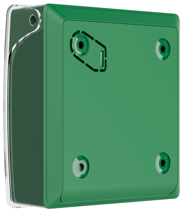 Бездротова програмована кнопка з механізмом скидання Ajax ManualCallPoint Jeweller Green фото 4