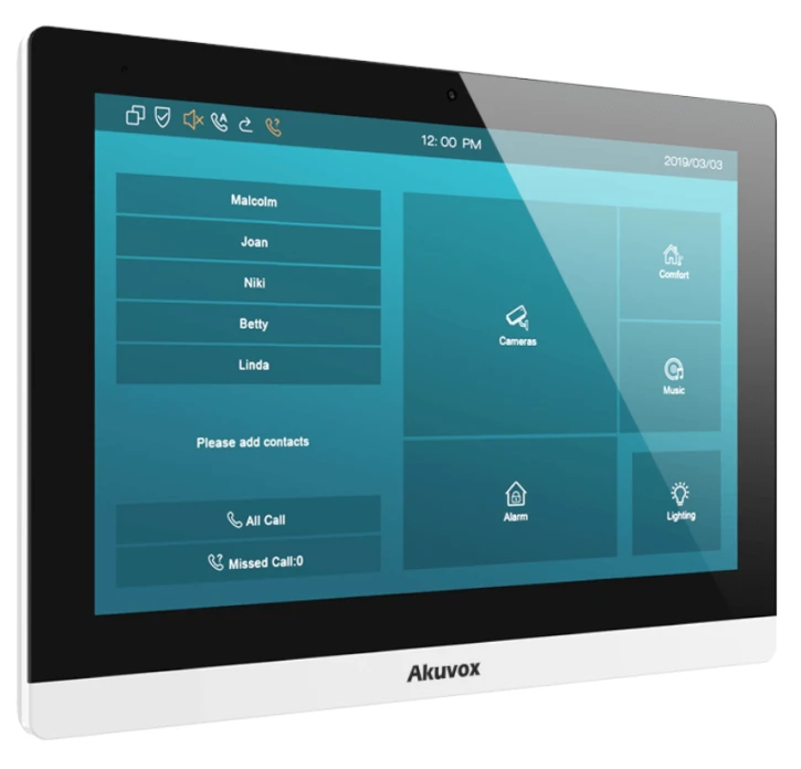 Відеодомофон Akuvox C317C Black фото 2