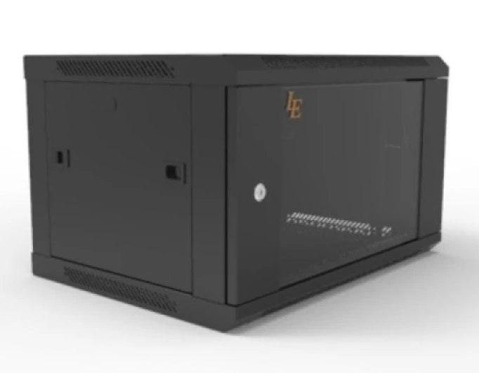 Шкаф настенный Adtek DE-19" 18U-600-450 черный (DE-18U-600-450-B) фото 4