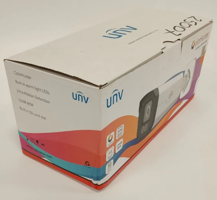 (Уцінка) IP-відеокамера вулична Uniview IPC2224SE-DF40K-WL-I0 White фото 3