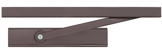 Доводчик дверной Cisa D5210.03.0.88 BC SLD HO с фиксацией до 80 кг коричневый (39992) фото 4