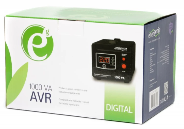 Стабилизатор напряжения EnerGenie EG-AVR-D1000-01 фото 3