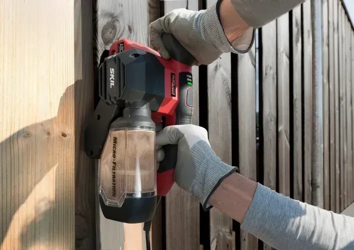 Стрічкова шліфувальна машина Skil SR1E7615AB Red фото 5