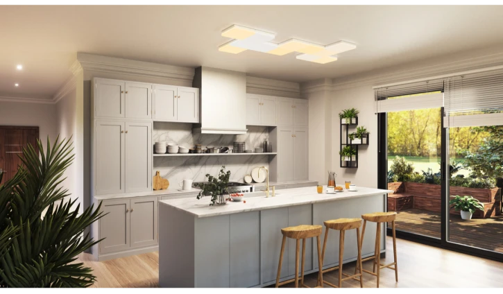 Розумна система освітлення Nanoleaf Skylight Starter Kit — 3 шт., Apple Homekit (NF083K02-3SL) фото 7