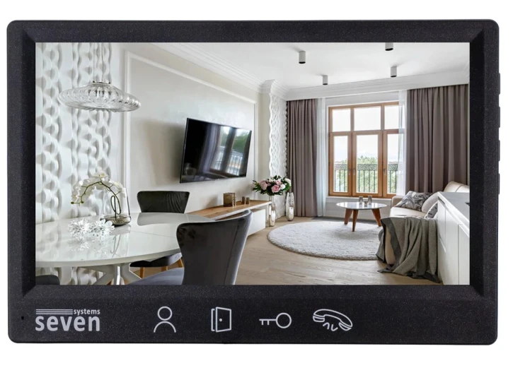 Відеодомофон SEVEN DP-7571FHD Black