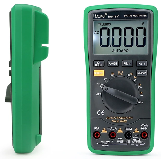 Мультиметр цифровий BAKKU BA-18B+ фото 4