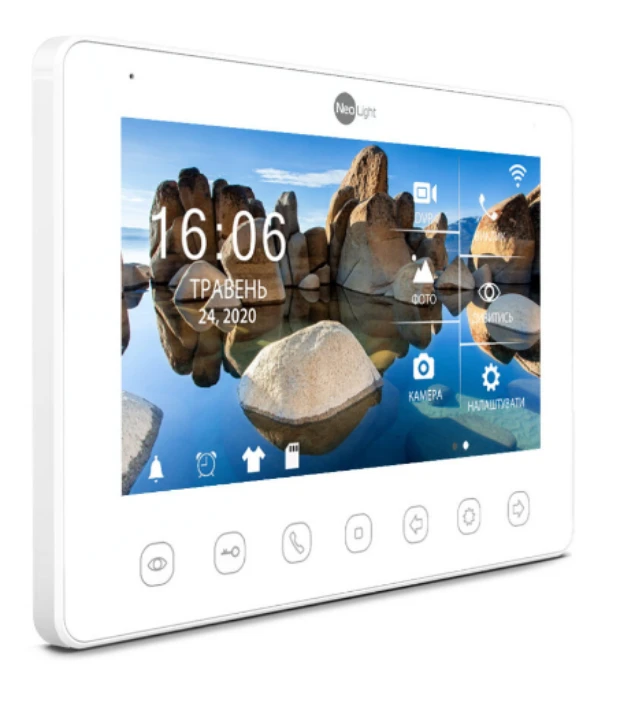 Комплект видеодомофона Neolight NeoKIT HD+ WiFi Black фото 3